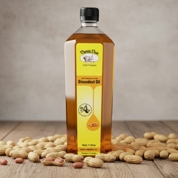 Oraganic Oasis Peanut Oil | Cold-pressed Kachi Ghani | Pure & Natural | Lab-tested Coconut Oil Plastic Bottle (0.5-1 L) - Image 4